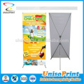 Outdoor persist durable X banner display stand